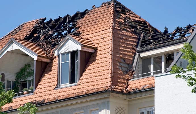 emergency fire damage restoration service